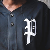 Black Embroidered Jersey